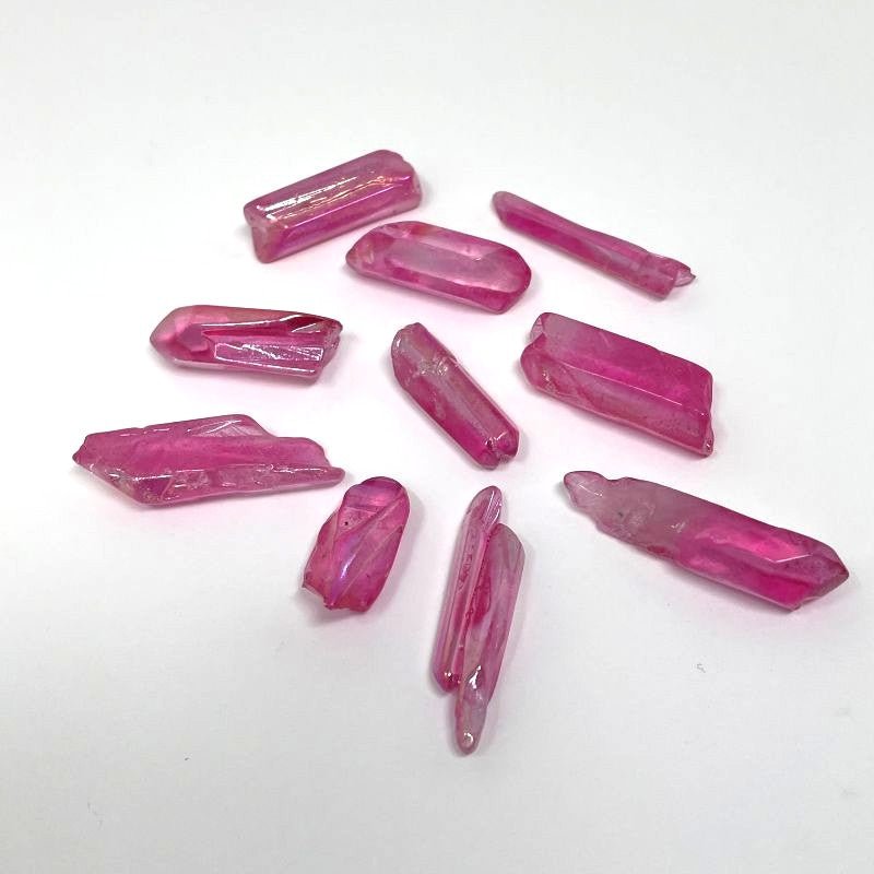 Pink Aura Quartz - Quartz Points