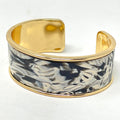 Cuff - Black and White Marble