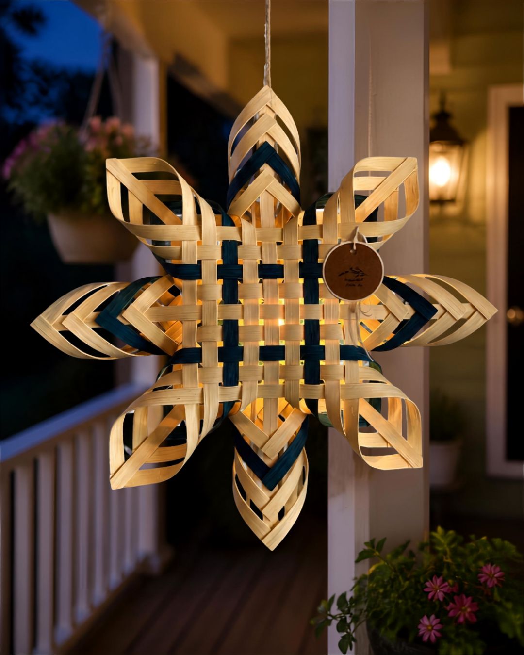 Woven Lighted Star