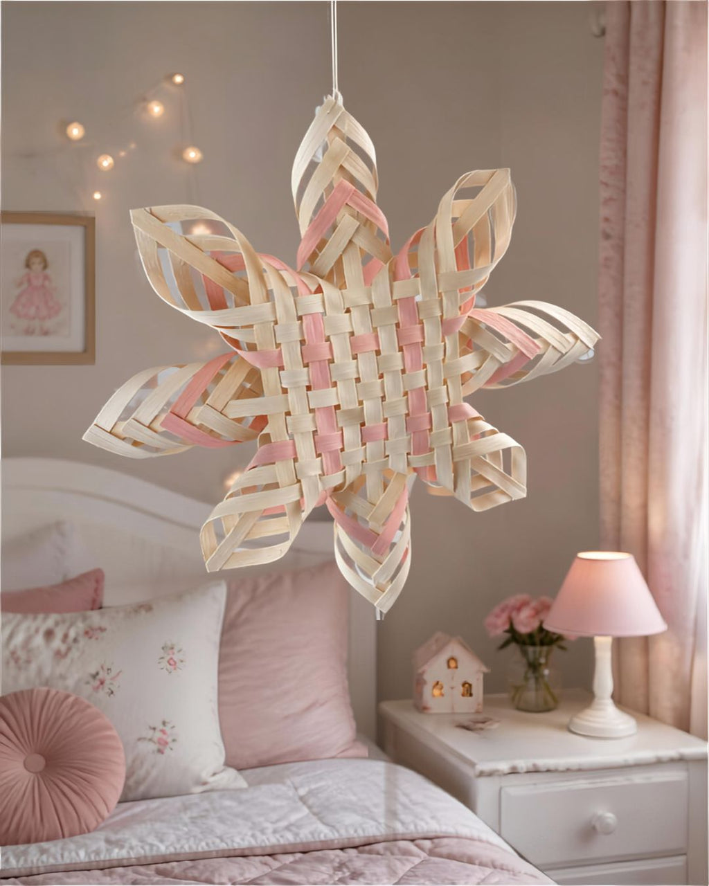 Woven Lighted Star