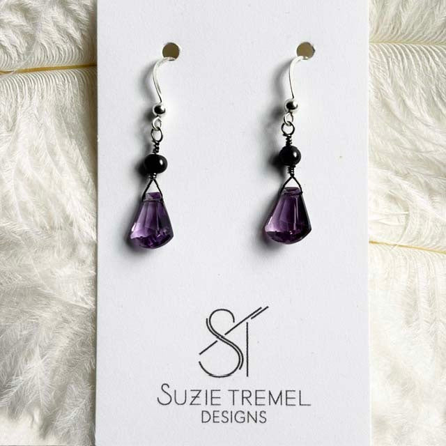 Earrings - Gemstone Drops