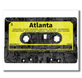 Atlanta Cassette | Yellow | Framed 8"x10"