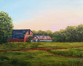 Print - Barn at sunset