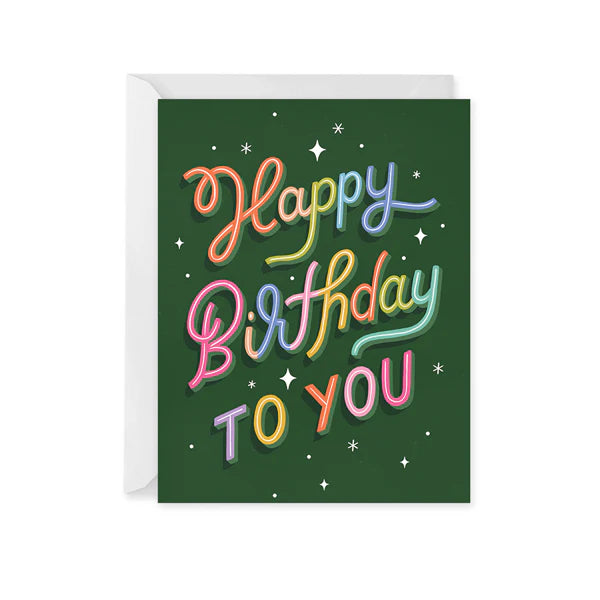 Card - Happy Birthday to You