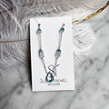 Necklace - Blue Topaz Beaded Pendant