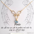 Necklace - Butterfly Topaz