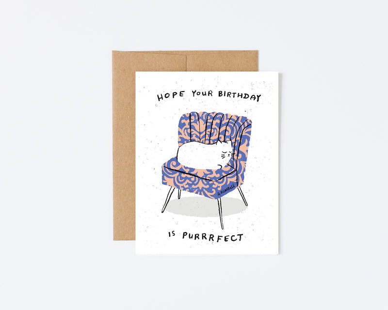 Card - Hope Your Birthday is Purrrfect
