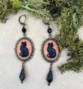Earrings - Cat Cameo