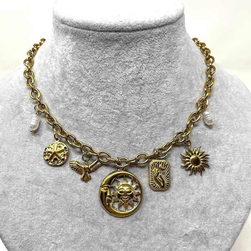 Necklace - Charms (gold)