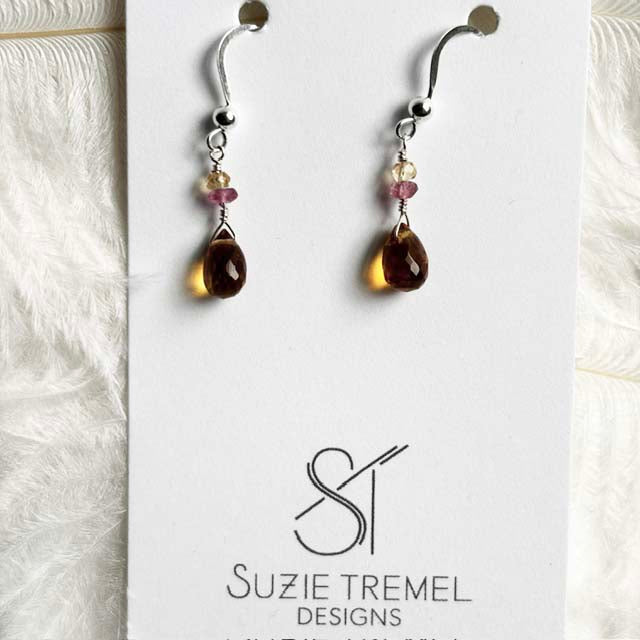 Earrings - Gemstone Drops