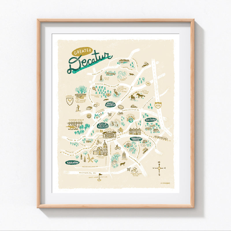 Framed Print - Greater Decatur Framed