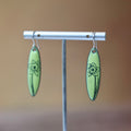 Lemon Sorbet Daffodil Doodle Earrings