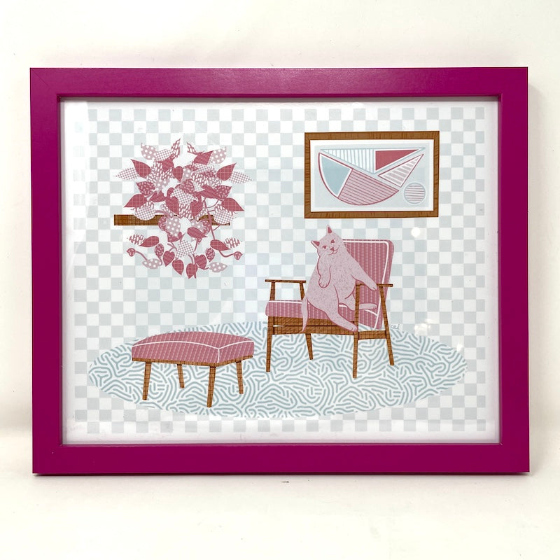 Framed Print - Feline Fun