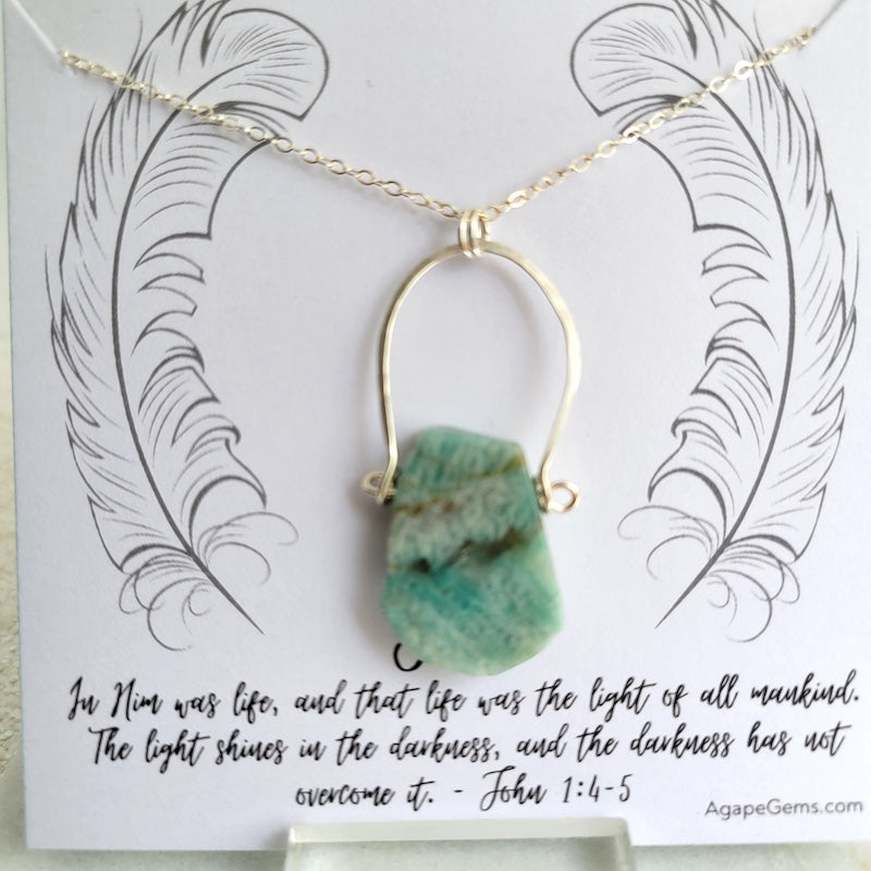 Necklace - Peruvian Opal Frame
