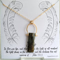Necklace - labradorite Frame