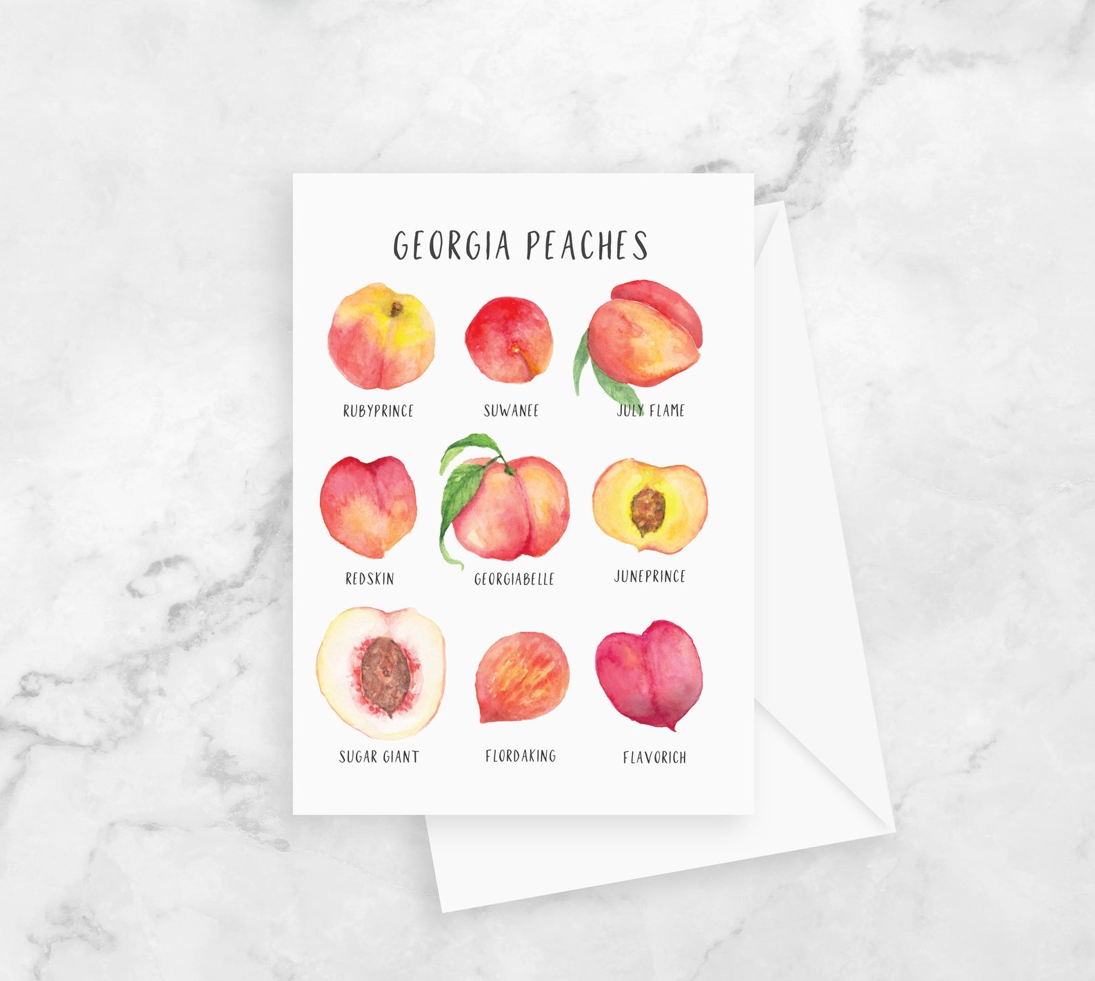 Card - Georgia Peaches