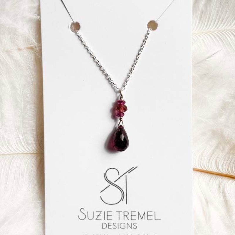 Necklace - Garnet