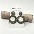 Earrings - Golden Moss