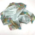 Silk Scarf - Grass Labrynth
