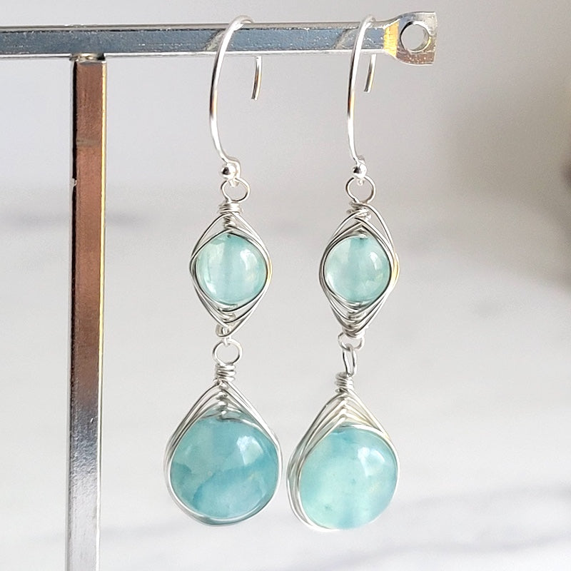 Earrings - Herringbone Drops