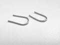 Earrings - Huggie Twisted Rope Silver