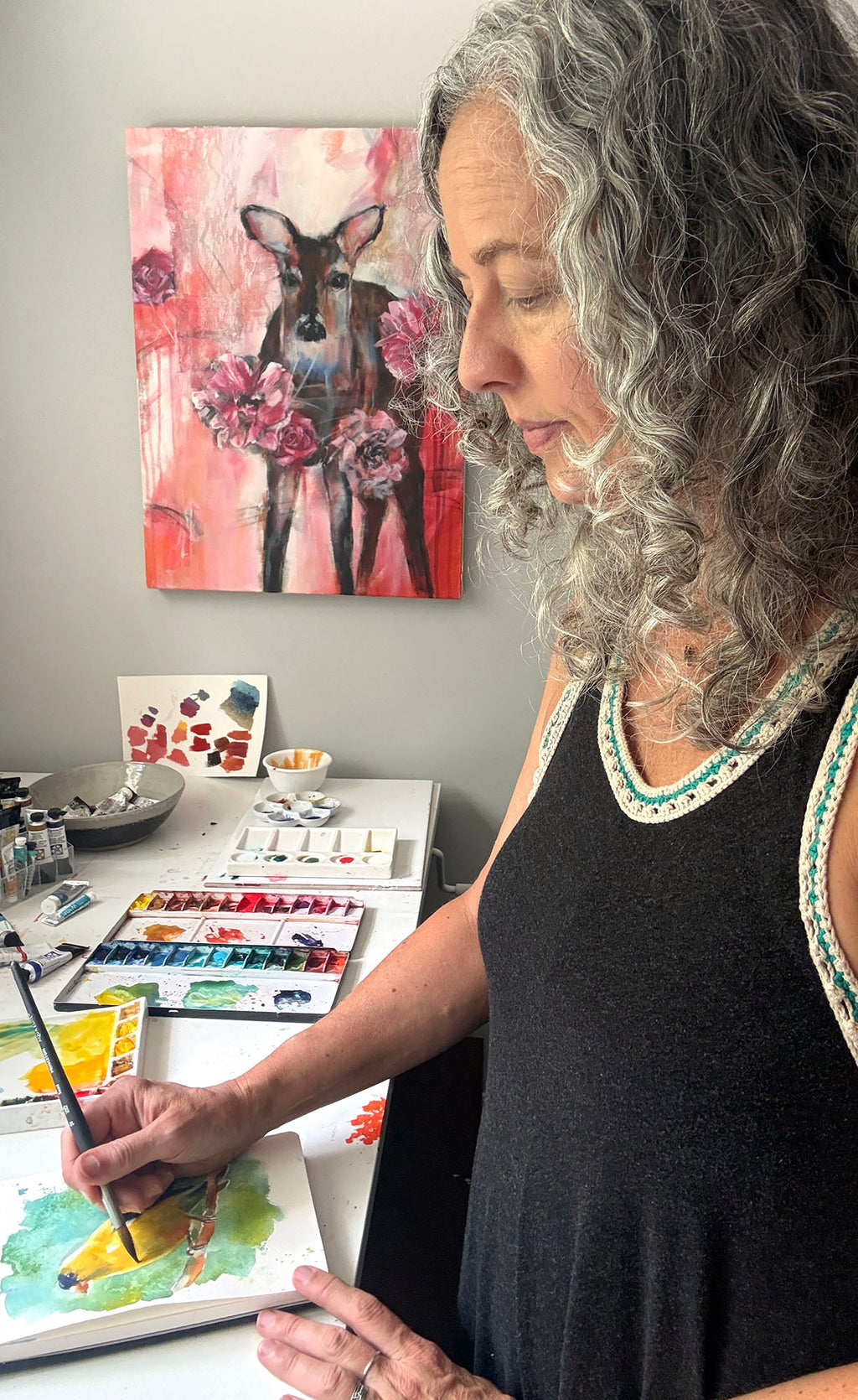 Watercolor Goldfinch | Mini Workshop 7/16