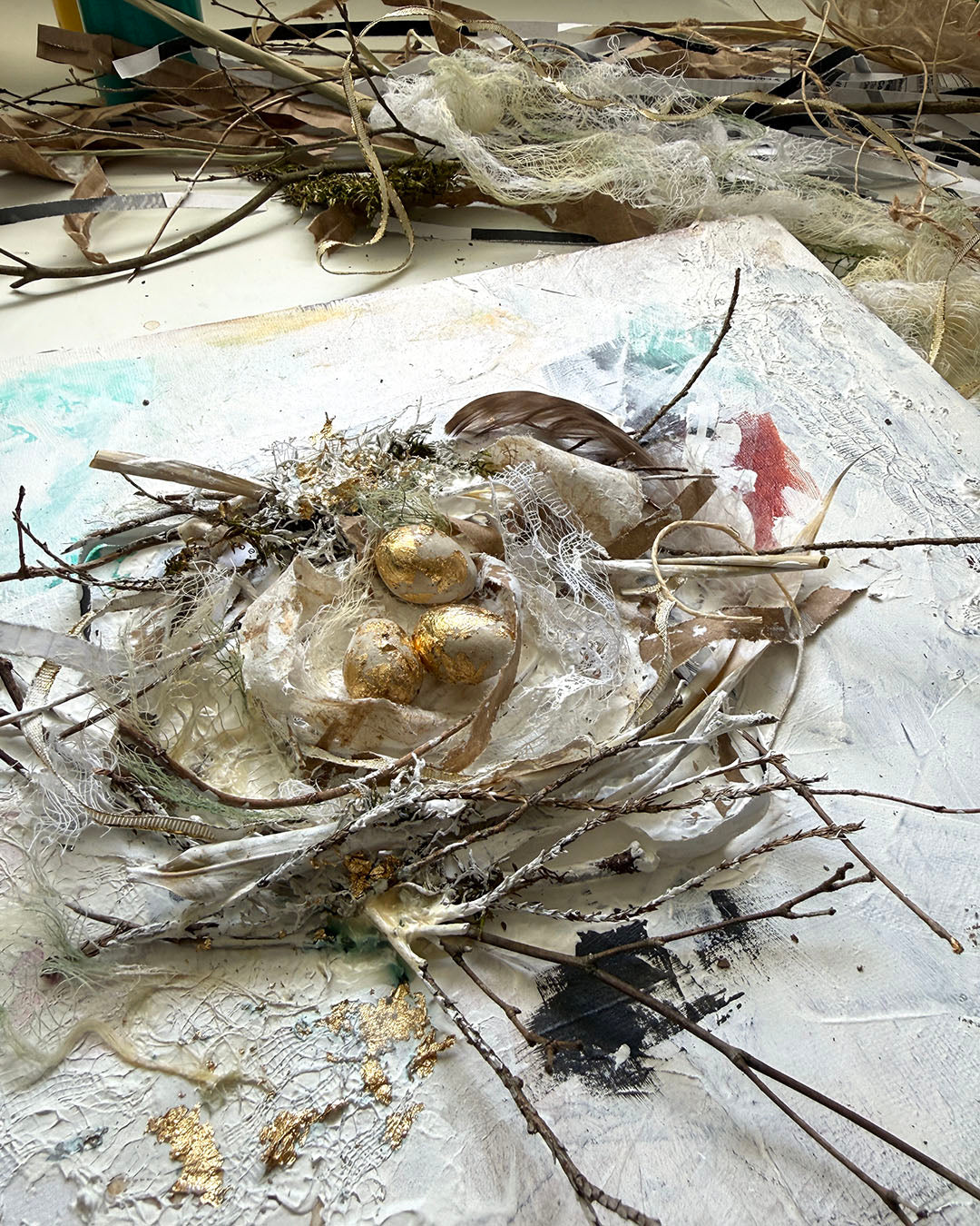 Feather + Found | Mixed Media Mini Workshop 8/20