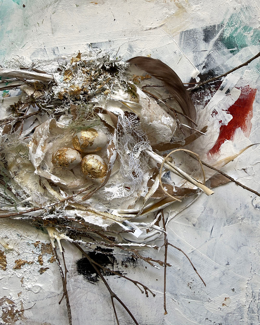 Feather + Found | Mixed Media Mini Workshop 8/20