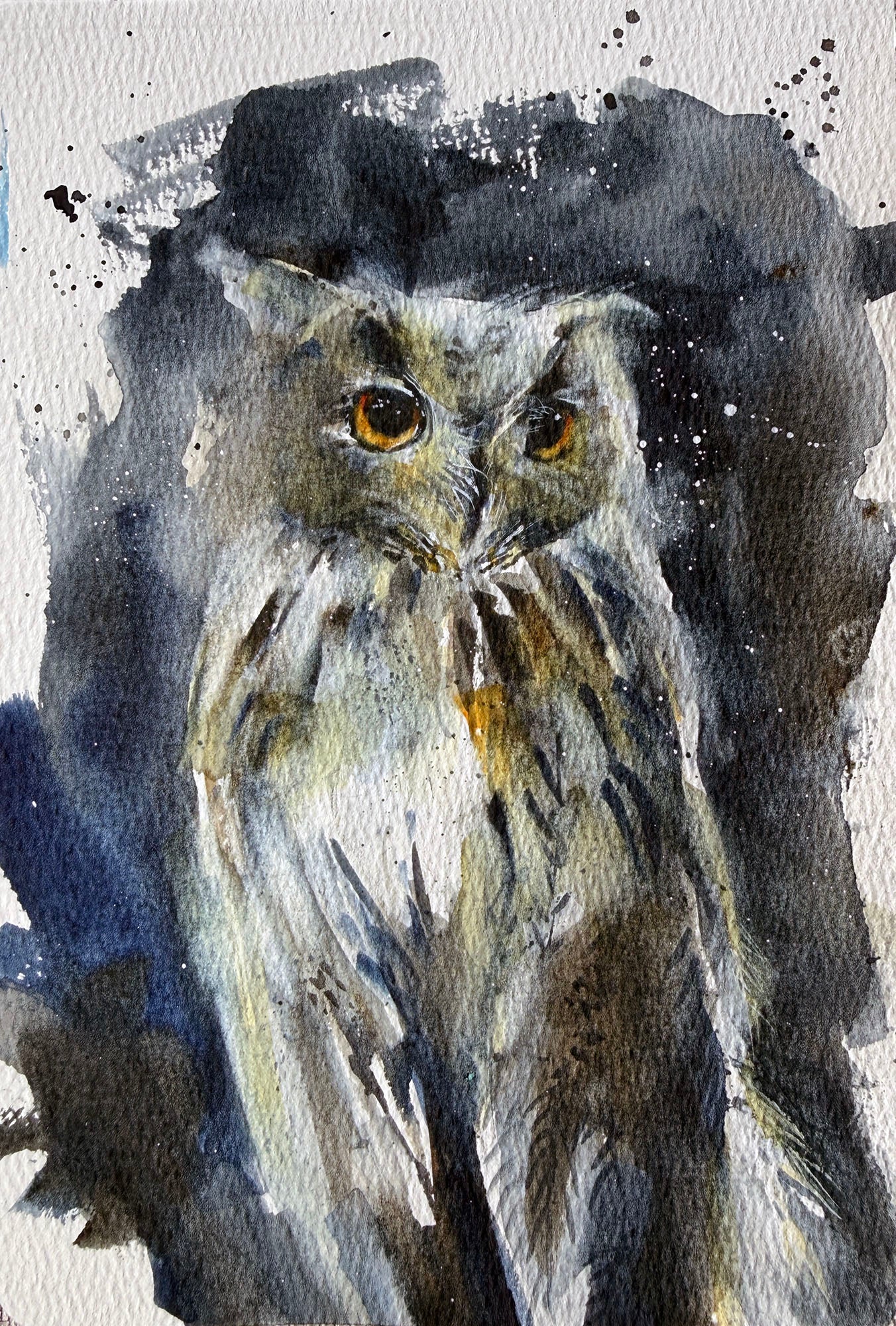 Watercolor Owl | Mini Workshop