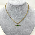 Choker - Emerald Bar