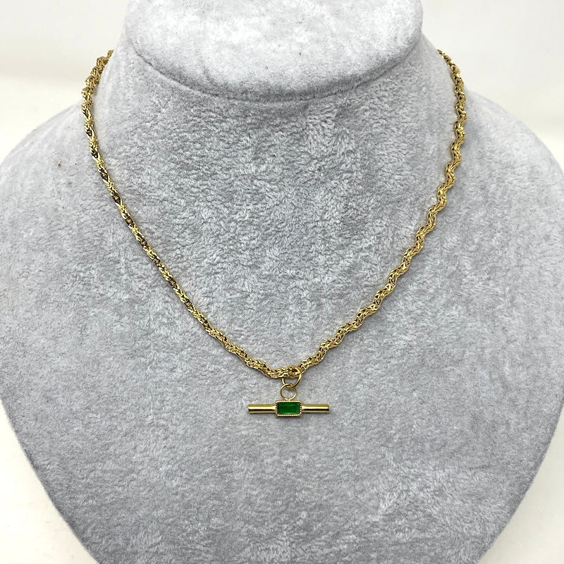 Choker - Emerald Bar