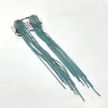 Earrings - Turquoise Fringe