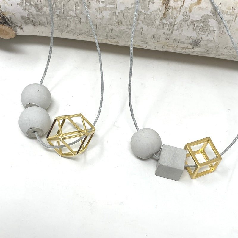 Necklace - Geo Cord