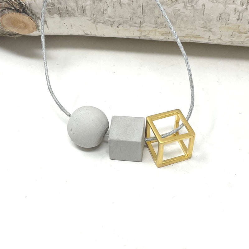 Necklace - Geo Cord