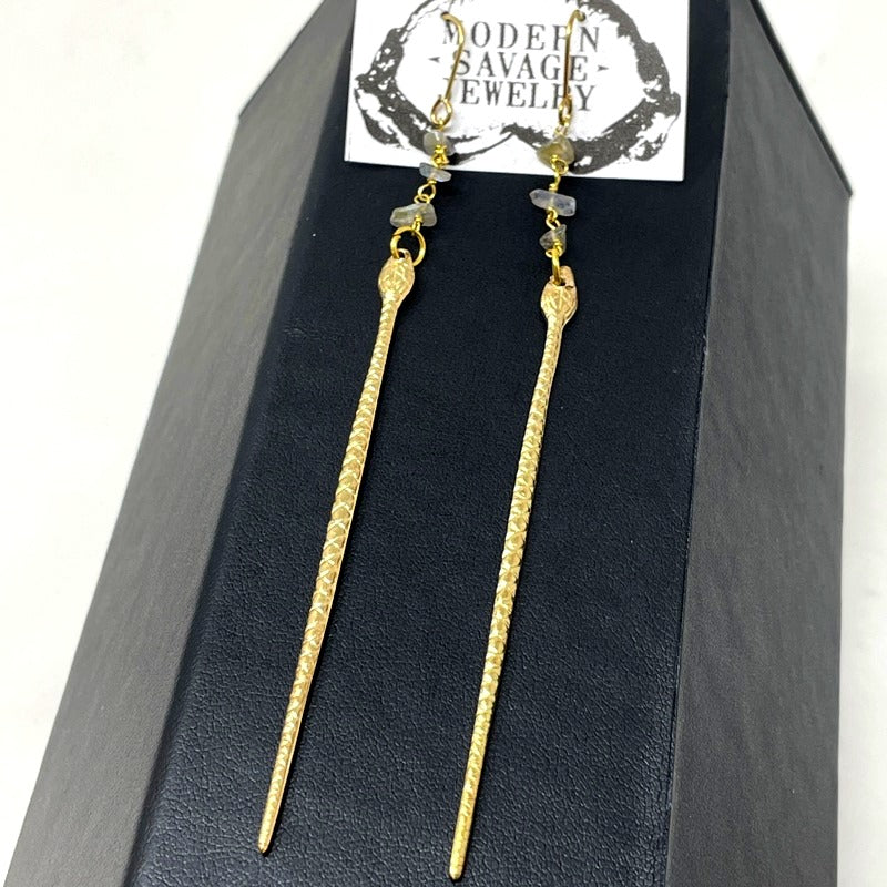 Earrings - Snake Sticks