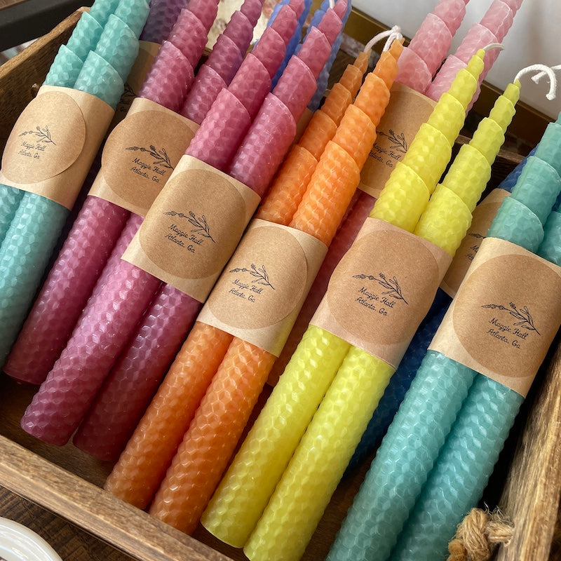 Beeswax Taper Candles