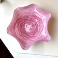 Wave Bowl - Pink on White