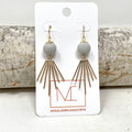 Earrings - Concrete Rays