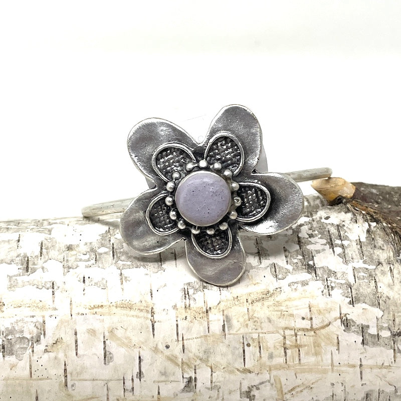Cuff - Flower + Concrete Lavendar
