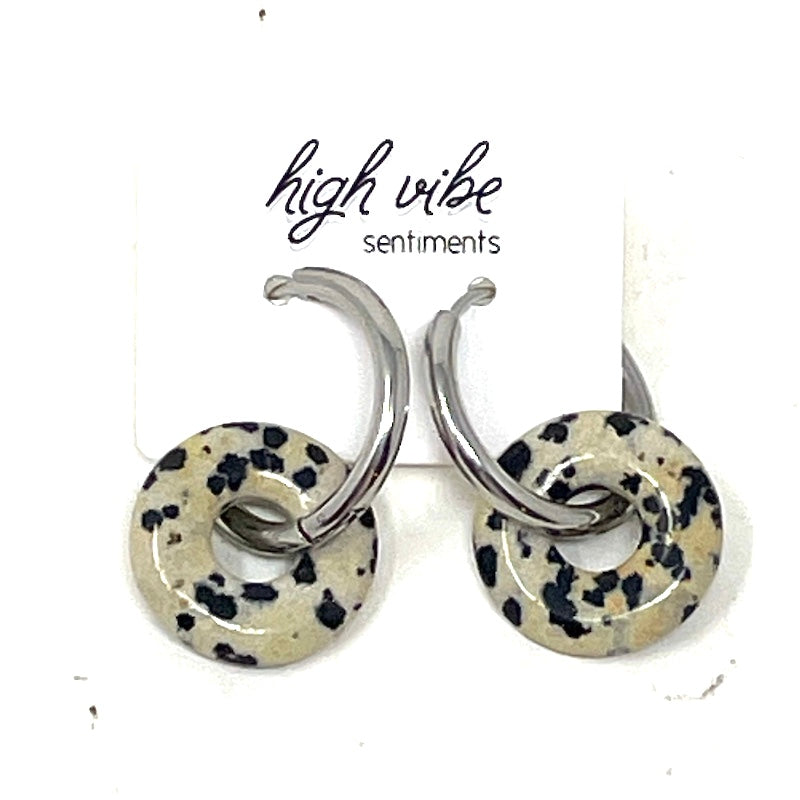 Earrings - Mega Hoops - Gem Candy | Stainless Steel