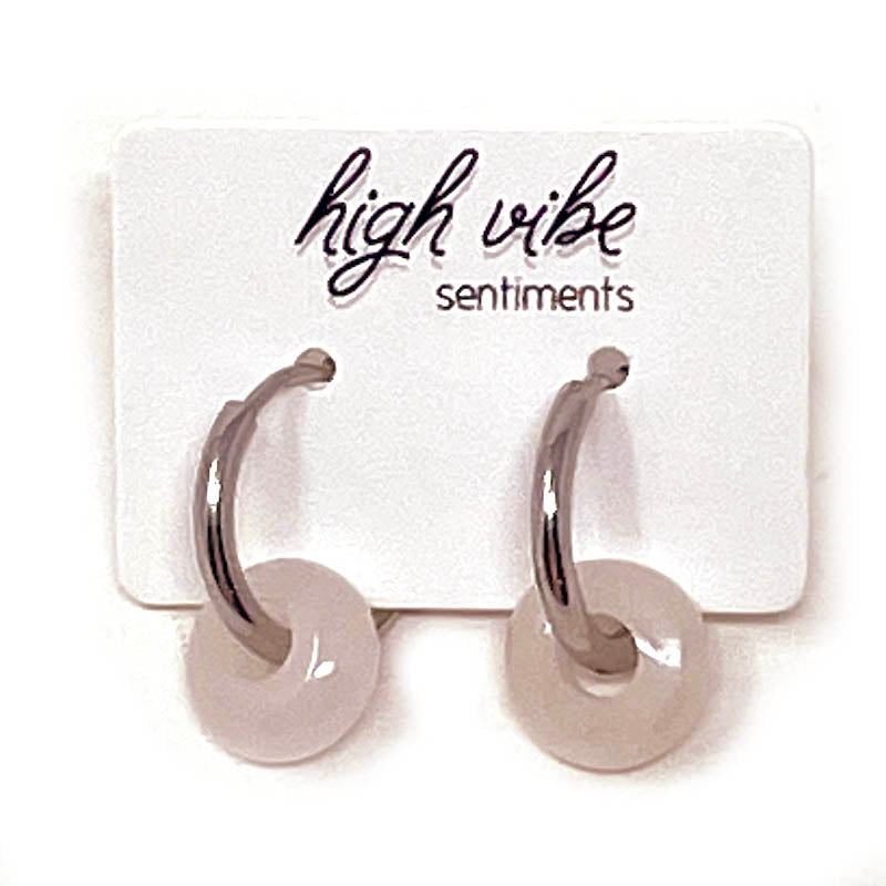 Earrings - Mini Hoops | Gem Candy | Stainless