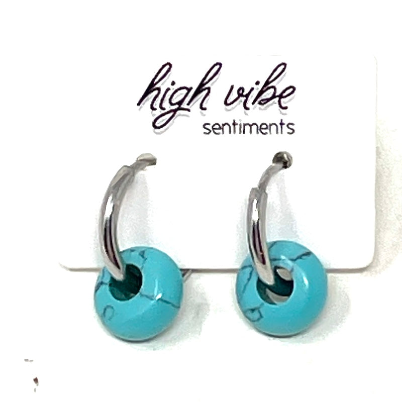 Earrings - Mini Hoops | Gem Candy | Stainless