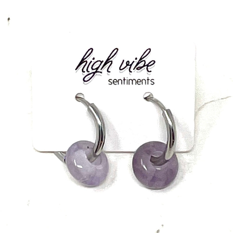 Earrings - Mini Hoops | Gem Candy | Stainless