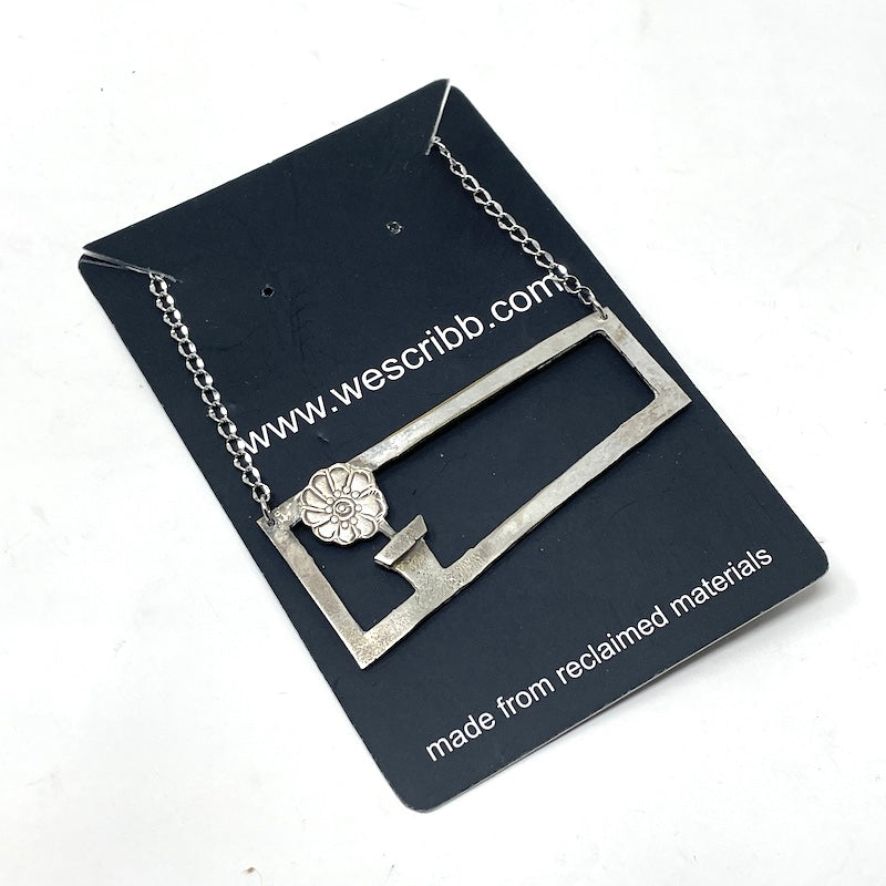 Necklace -Upcycled Metal