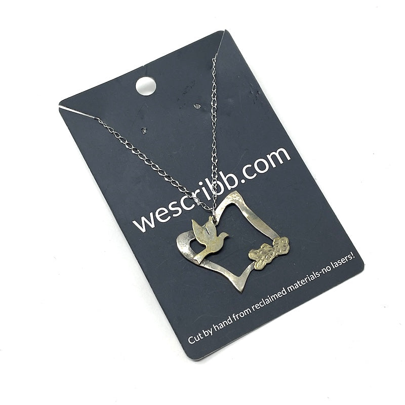 Necklace -Upcycled Metal