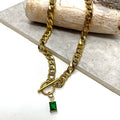 Necklace - Emerald Cable