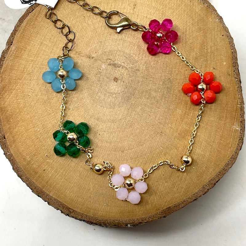 Bracelet - Beaded Daisy