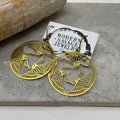 Earrings - Circle Cranes