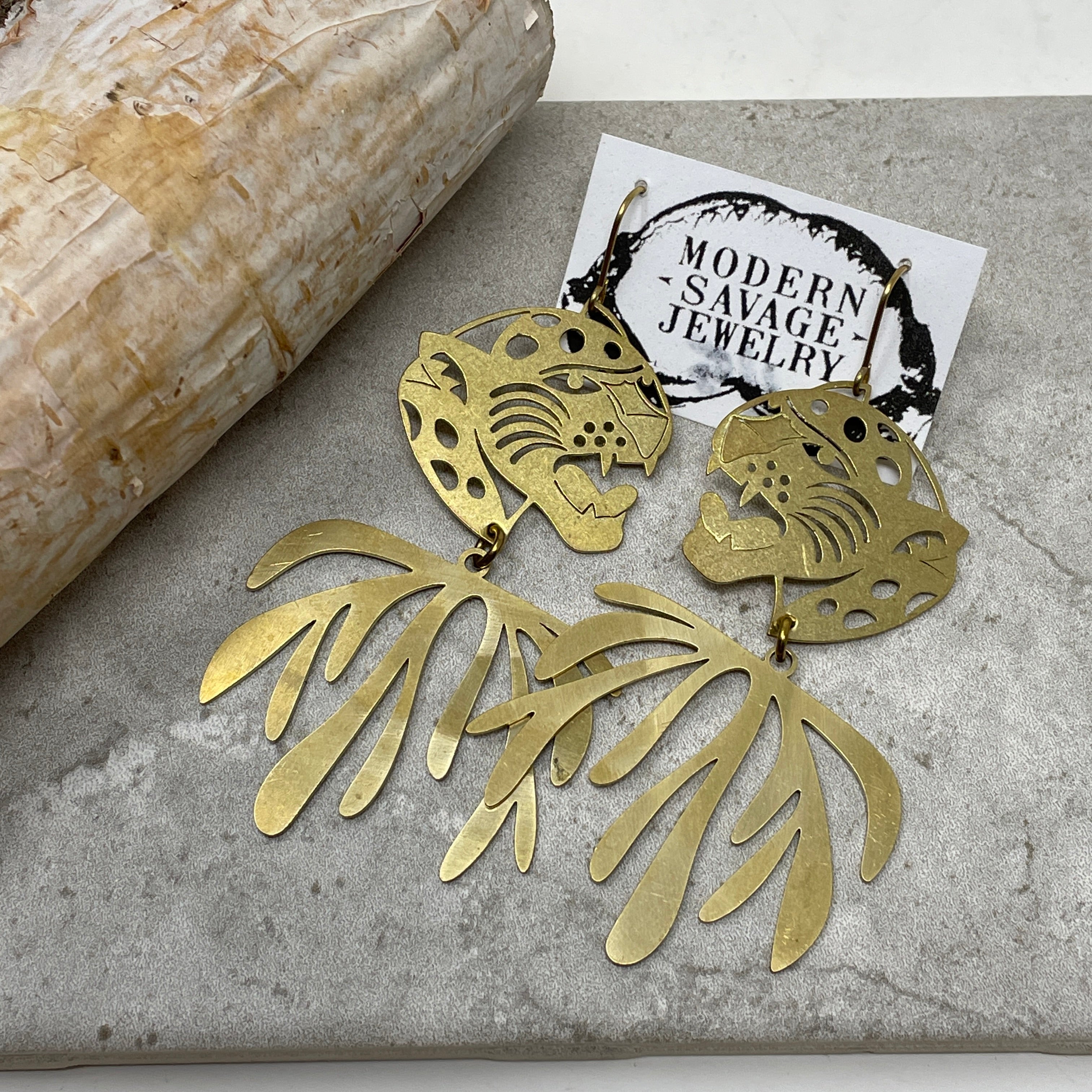 Earrings - Jungle Tiger