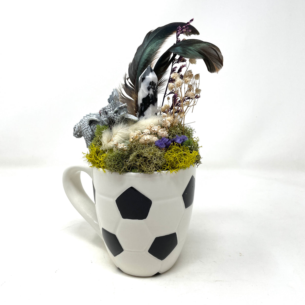 Crystal Gardens-Soccer Ball with Baby Dragon